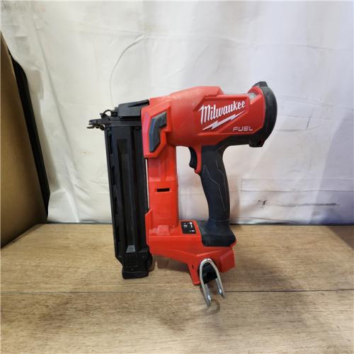 AS-IS- Milwaukee  FUEL 18-Volt Lithium-Ion Brushless Cordless Gen II 18-Gauge Brad Nailer (Tool-Only)