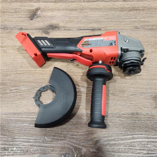 AS-IS Milwaukee 4-1/2 in./5 in. Grinder w/Paddle Switch KIT 2 battery & charge
