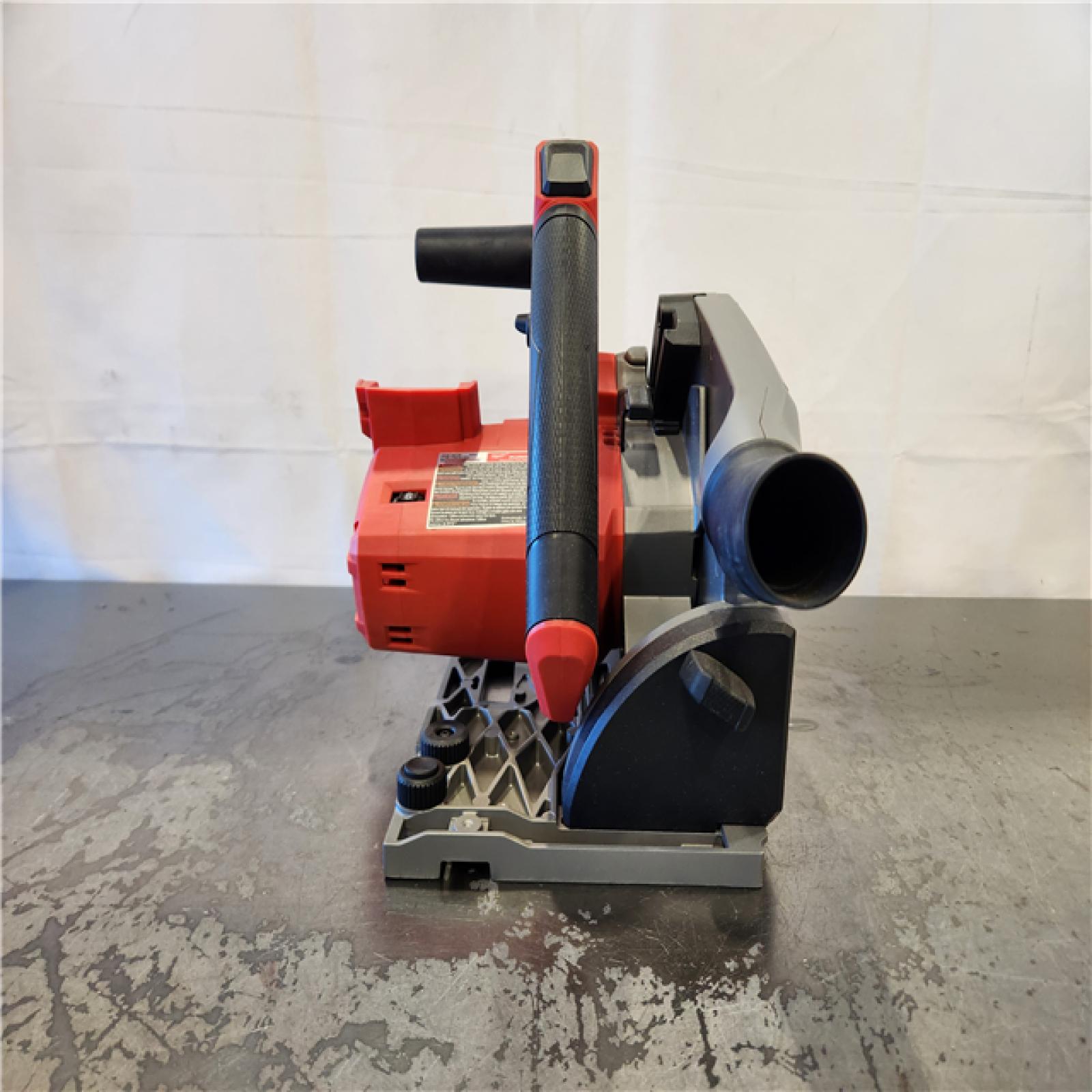 AS-IS- Milwaukee FUEL 18V Lithium-Ion Cordless Brushless 6-1/2 in. Plunge Cut Track Saw (Tool-Only)