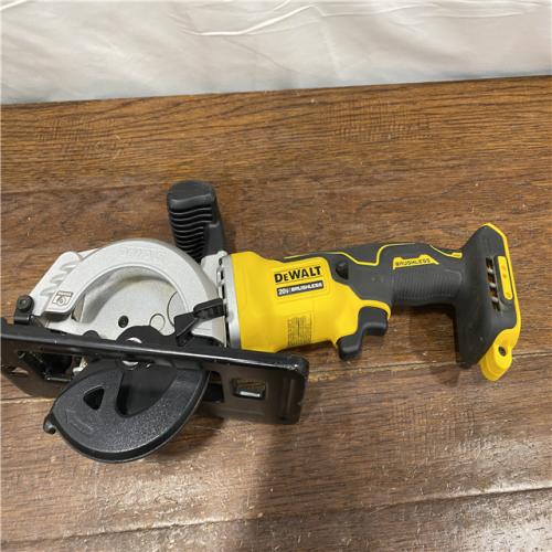 AS-IS DEWALT ATOMIC 20V MAX Cordless Brushless 4-1/2 in. Circular Saw (Tool Only)