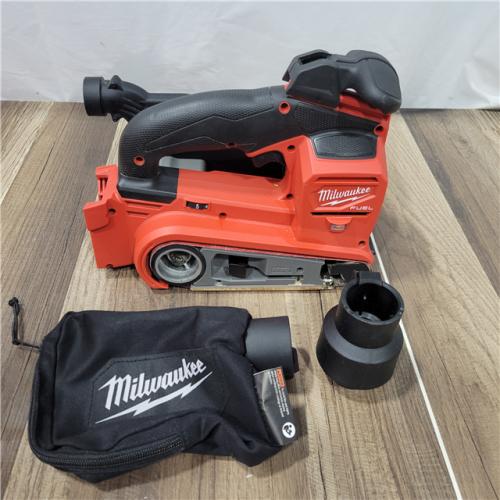 AS-IS  Milwaukee M18 Fuel 8 Amps 18 V 3 in. W X 18 in. L Cordless Belt Sander Tool Only