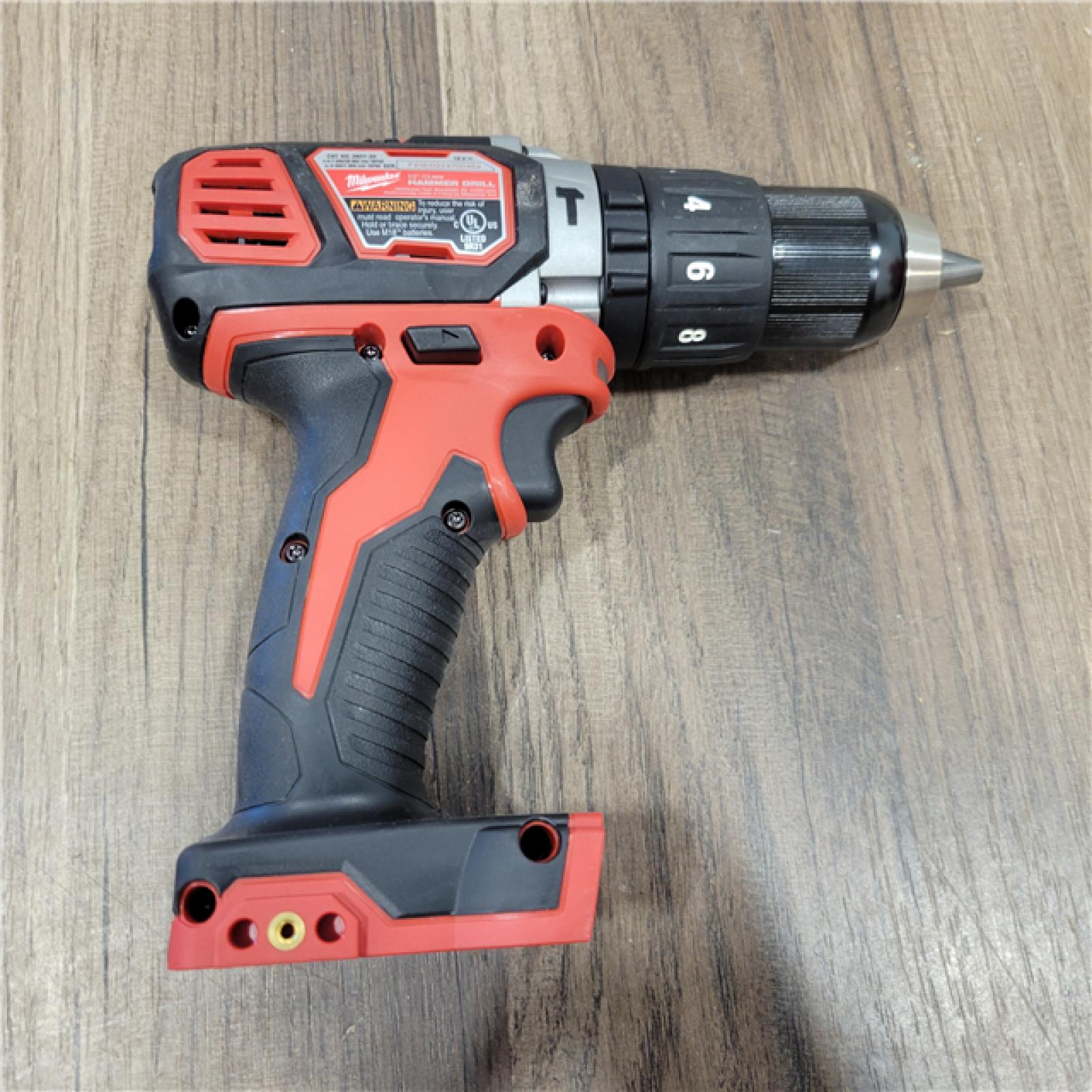 AS-IS Milwaukee M18 18-Volt Lithium-Ion Cordless 1/2 in. Hammer Drill/Driver (Tool-Only)
