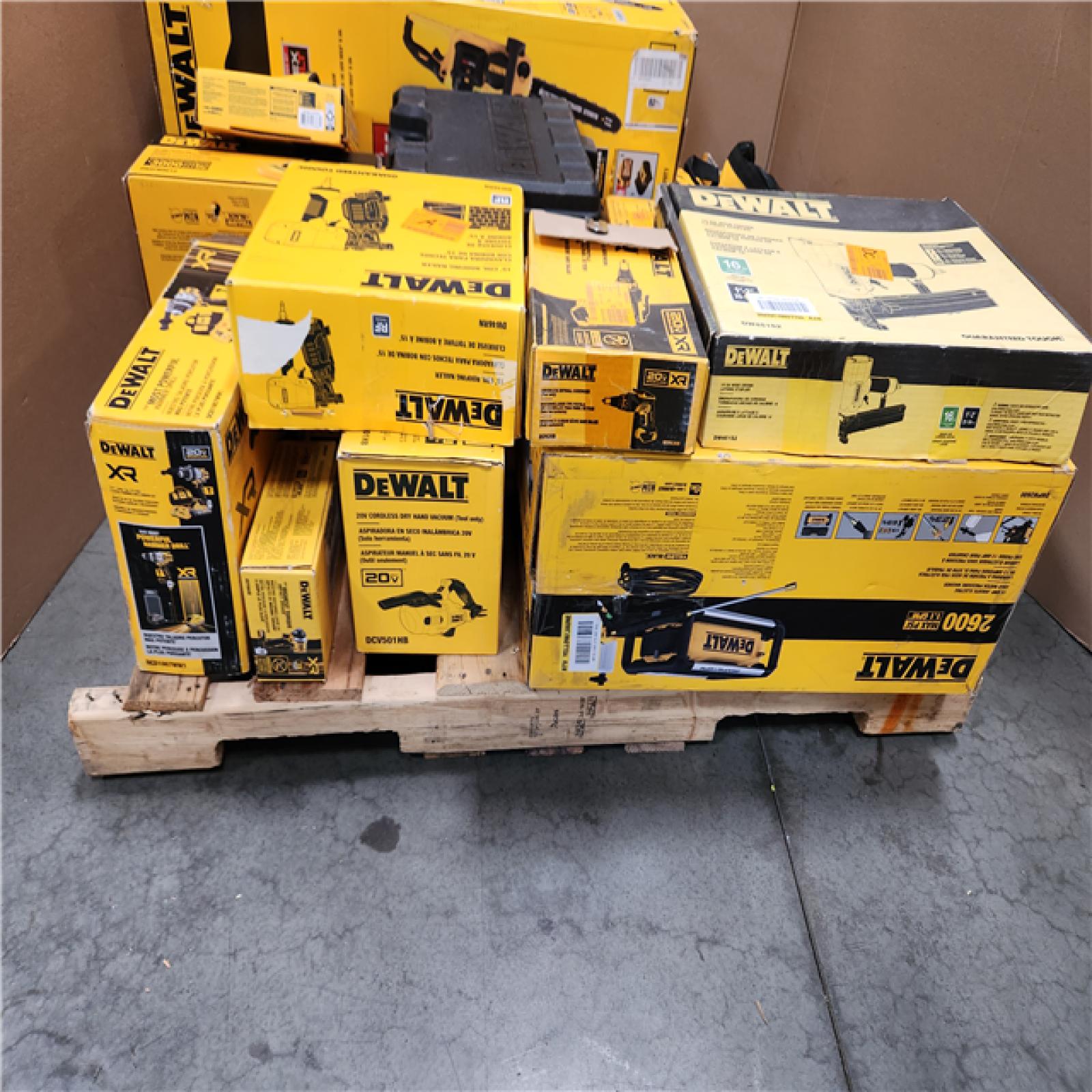 CALIFORNIA  AS-IS TOOL PALLET