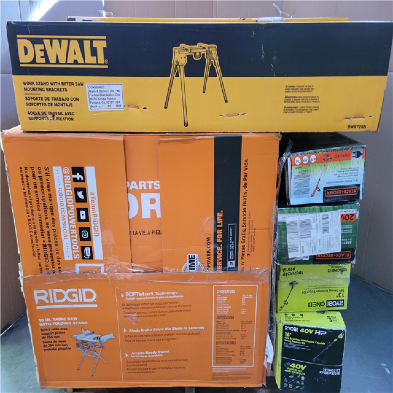 CALIFORNIA AS-IS TOOL PALLET