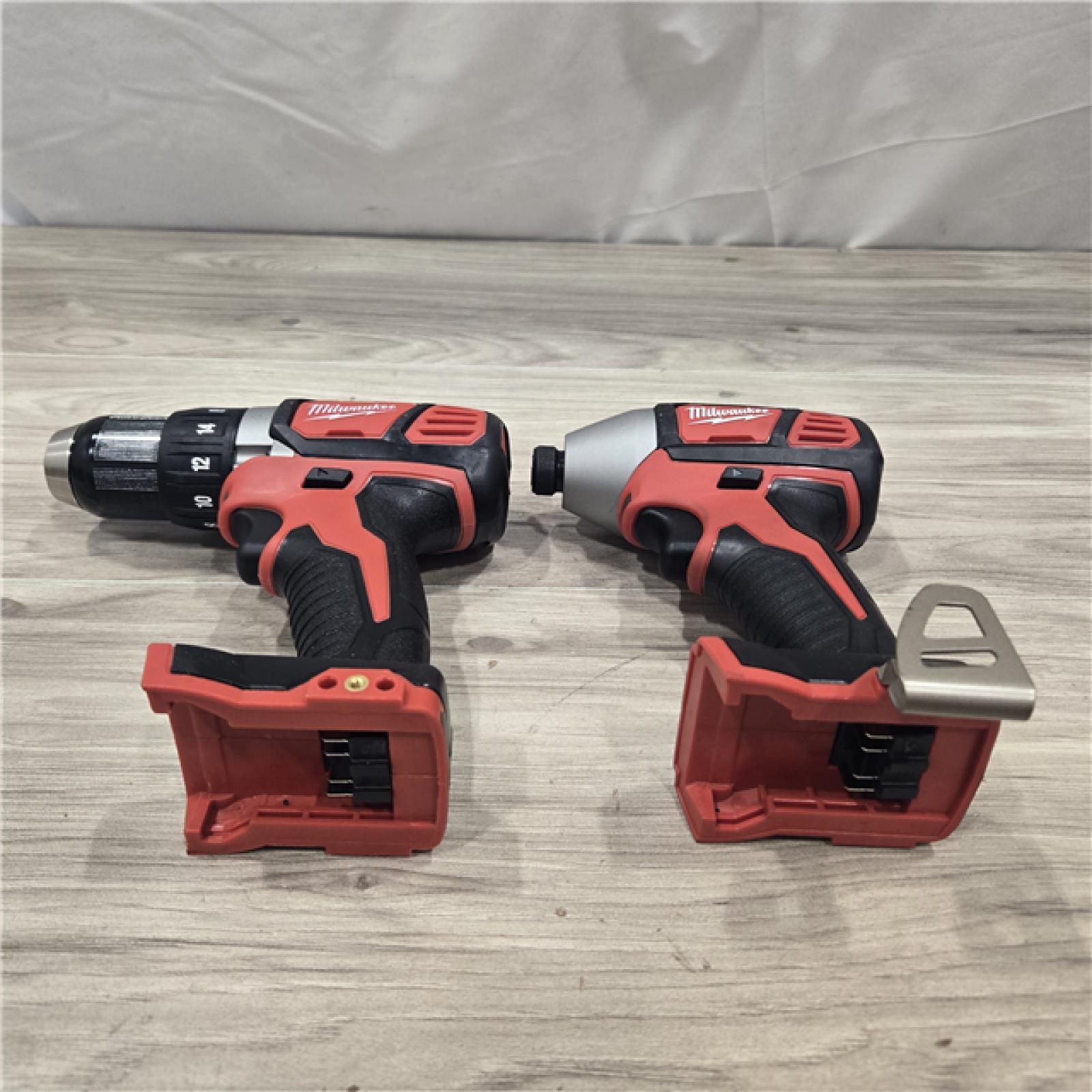 AS-IS Milwaukee 18V Cordless 2-Tool Drill/Driver and Impact Driver Kit
