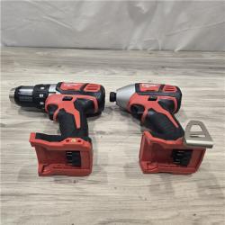 AS-IS Milwaukee 18V Cordless 2-Tool Drill/Driver and Impact Driver Kit