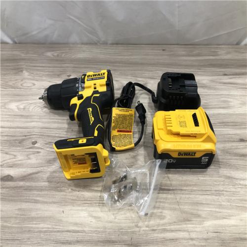 AS-IS DEWALT ATOMIC 20V Lithium-Ion Cordless 1/2 in. Hammer Drill Kit