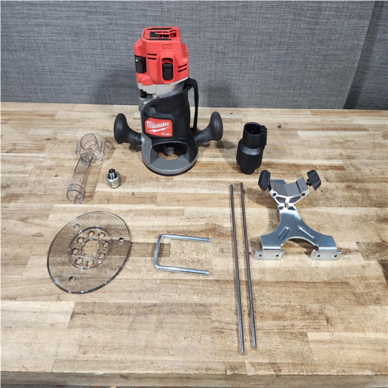 Houston Location AS-IS Milwaukee FUEL 18V Lithium-Ion Cordless Brushless 1/2 in. Router (Tool-Only)