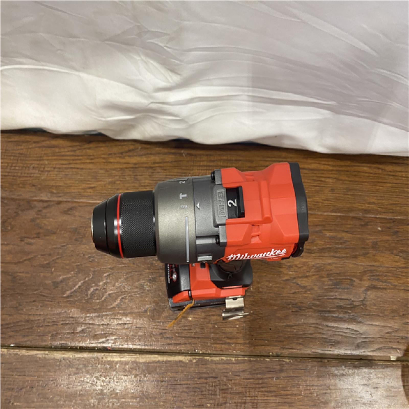 AS-IS Milwaukee 2904-22 Hammer Drill Driver Kit with Batteries  Charger & Tool Case  Red