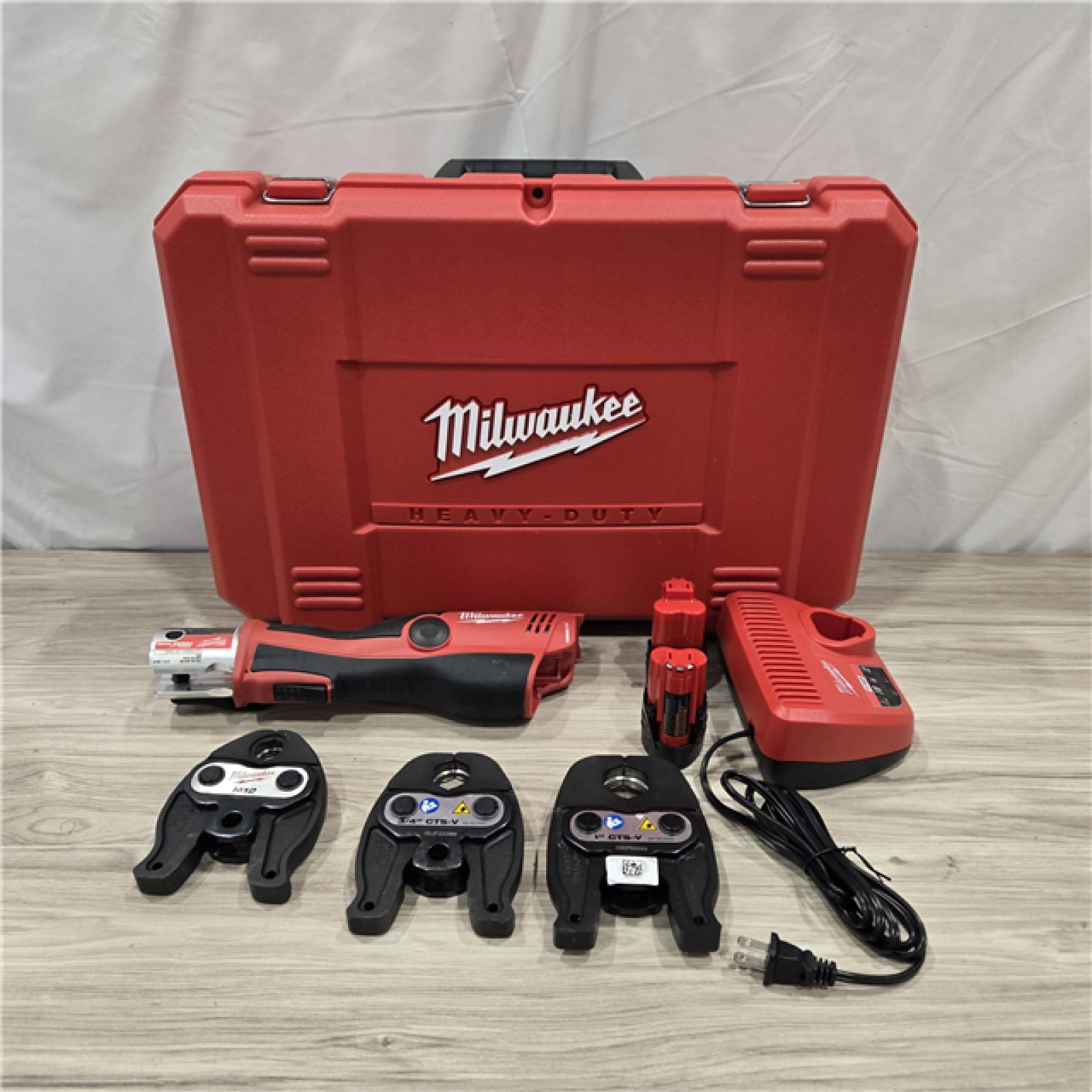 AS-IS MILWAUKEE 12-Volt Lithium-Ion Force Logic Cordless Press Tool Kit