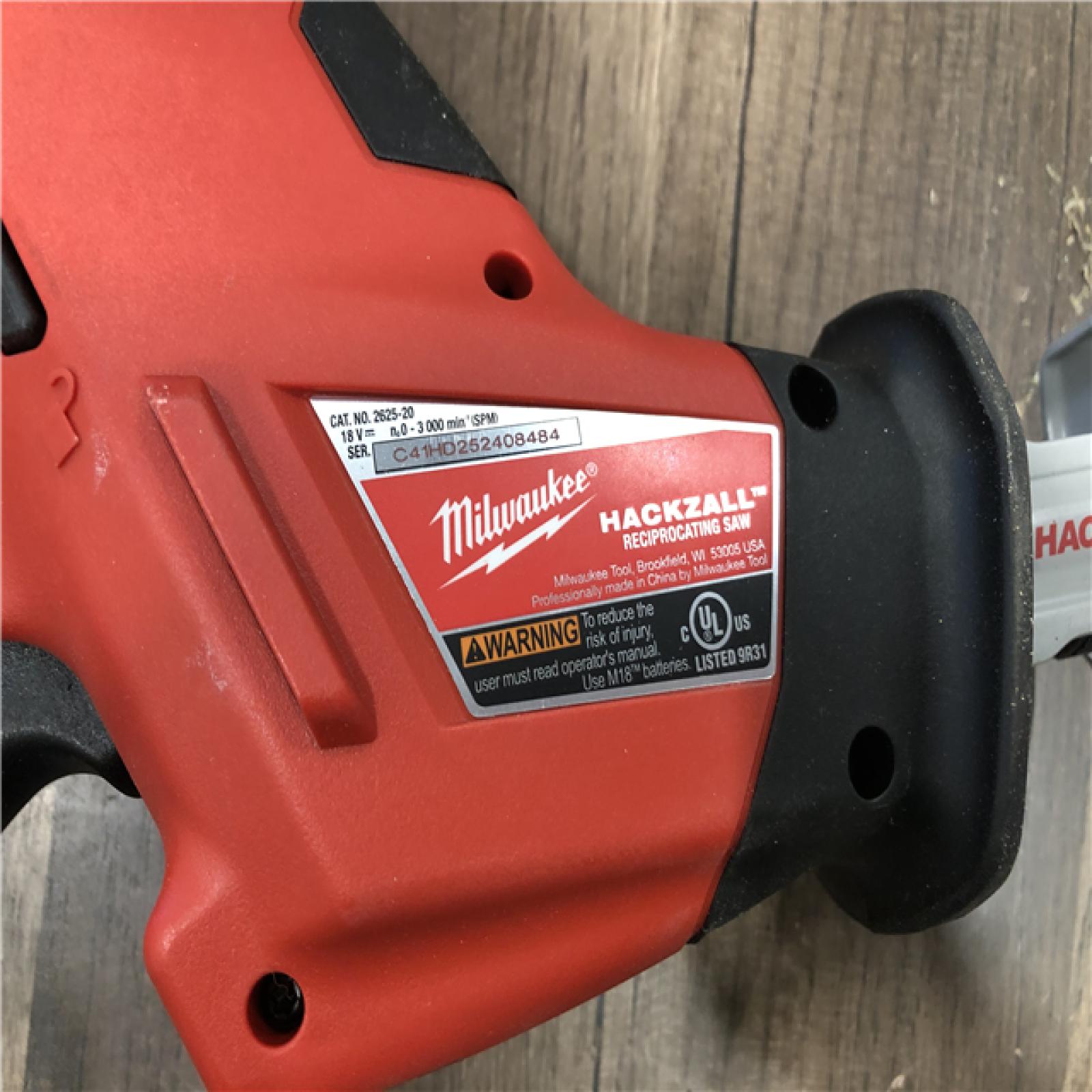 AS-IS Milwaukee 18V Lithium-Ion Cordless HACKZALL Reciprocating Saw (Tool-Only)