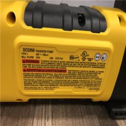 AS-IS DEWALT 20V MAX Cordless Liquid Transfer Pump (Tool Only)