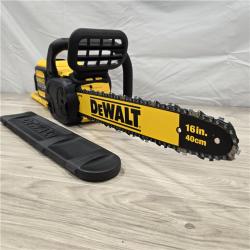 LIKE NEW! - DEWALT  FLEXVOLT 60V MAX 16in. Brushless Cordless Battery Powered Chainsaw Kit with (1) FLEXVOLT 2 Ah Battery & Charger
