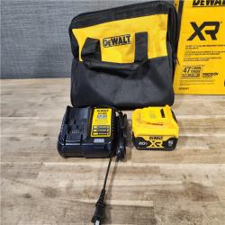 HOUSTON LOCATION - AS-IS Dewalt 20V MAX Lithium-Ion Cordless 1/2 in. Impact Wrench Kit W/ BATTERY & CHARGER