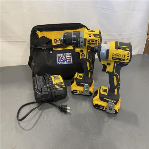 AS-IS - DeWalt 20V MAX XR Cordless Brushless Drill/Impact 2 Tool Combo Kit