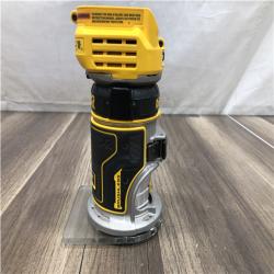 AS-IS DEWALT 20V MAX XR Cordless Brushless Fixed Base Compact Router (Tool Only)