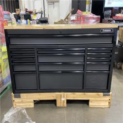DALLAS LOCATION - Husky 61 in. W x 23 in. D Heavy Duty 15-Drawer Mobile Workbench