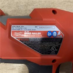 AS-IS Milwaukee FUEL 18-Volt Lithium-Ion Brushless Cordless Gen II 18-Gauge Brad Nailer (Tool-Only)