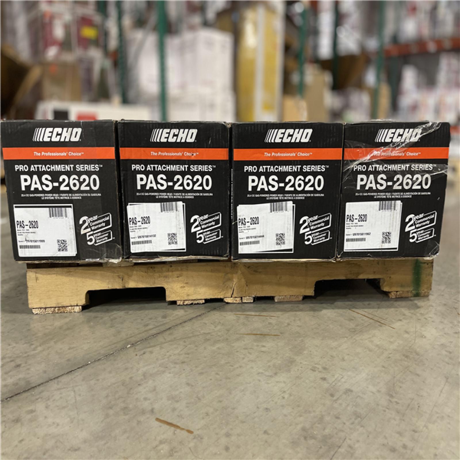 DALLAS LOCATION- NEW!- ECHO 25.4 cc Gas 2-Stroke X Series Attachment Capable Power Head (POWER HEAD ONLY  LOT OF 4)