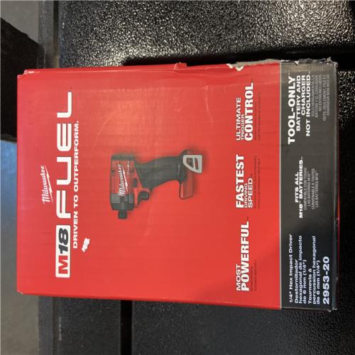 NEW! - Milwaukee M18 FUEL 18V Lithium-Ion Brushless Cordless 1/4 in. Hex Impact Driver (Tool-Only)