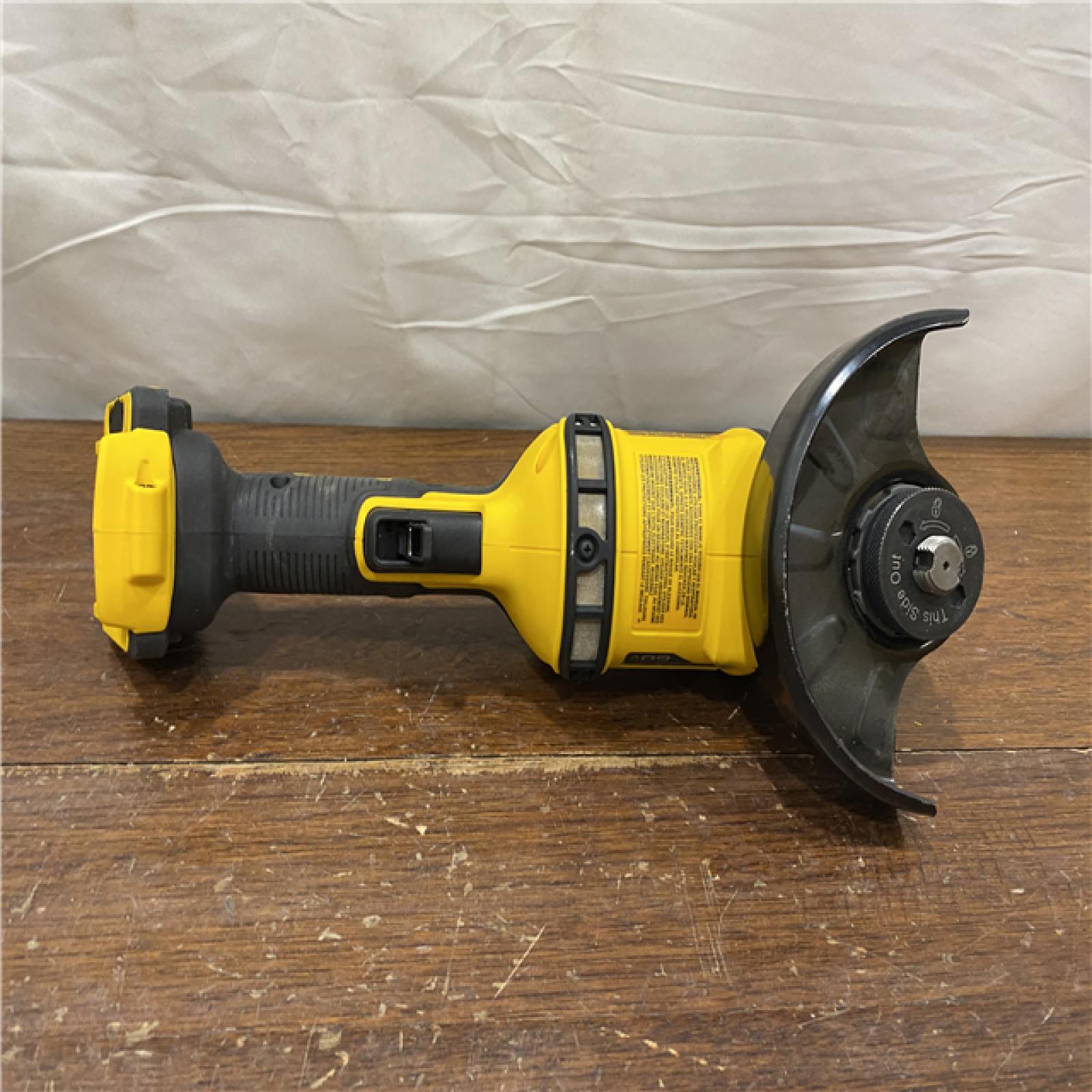 AS-IS DEWALT 60V MAX Cordless Brushless 4.5 in. to 6 in. Small Angle Grinder with Kickback Brake (Tool Only)