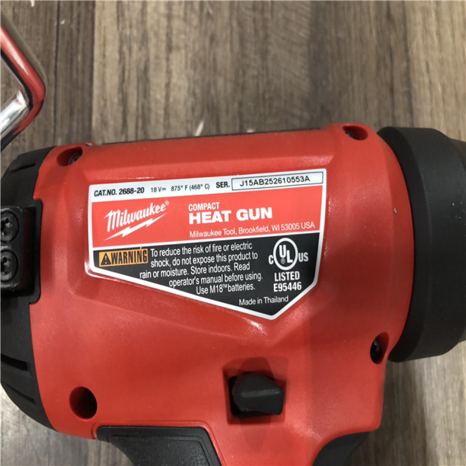 AS-IS Milwaukee M18 18V Lithium-Ion Cordless Compact Heat Gun (Tool-Only)