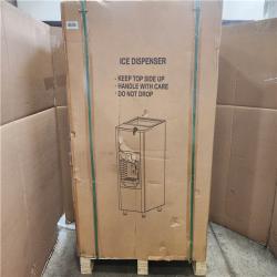 Phoenix NEW Hooure 22.2 in. Commercial Ice Maker 400 lbs./24 H Freestanding Stainless Steel Ice Maker Full Size Cubes with 200 lbs. Storage