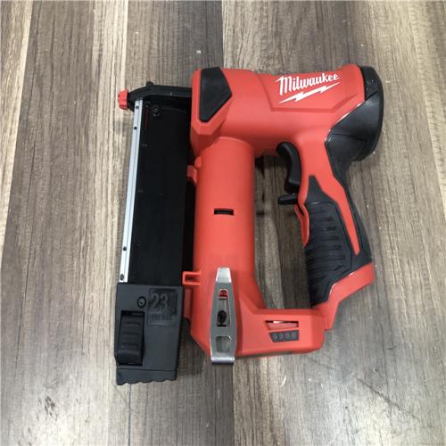 AS-IS Milwaukee 12-Volt 23-Gauge Lithium-Ion Cordless Pin Nailer (Tool-Only)