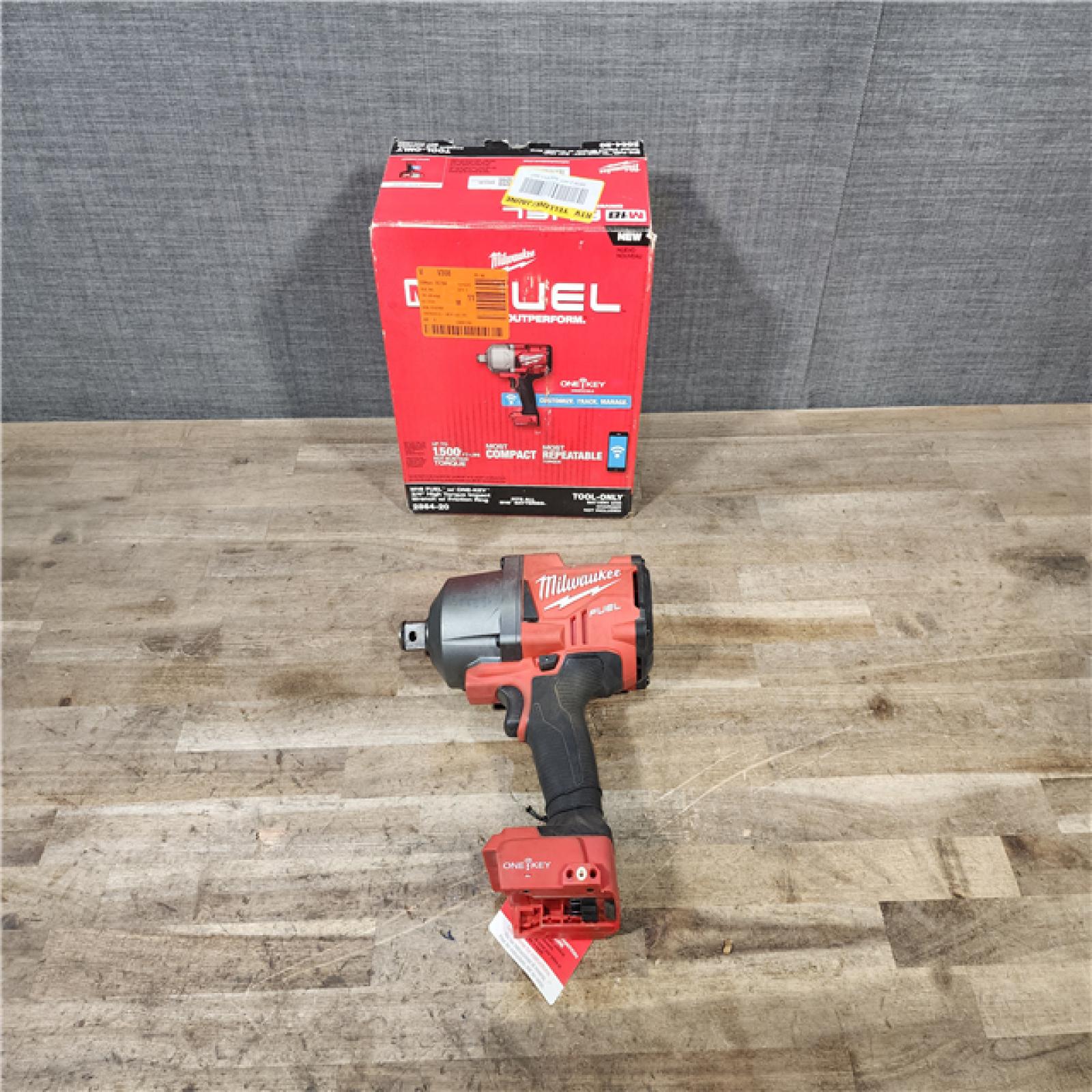 HOUSTON LOCATION - AS-IS Milwaukee M18 FUEL ONE-KEY 18V Lithium-Ion Brushless Cordless 3/4 in. Impact Wrench with Friction Ring (Tool-Only)