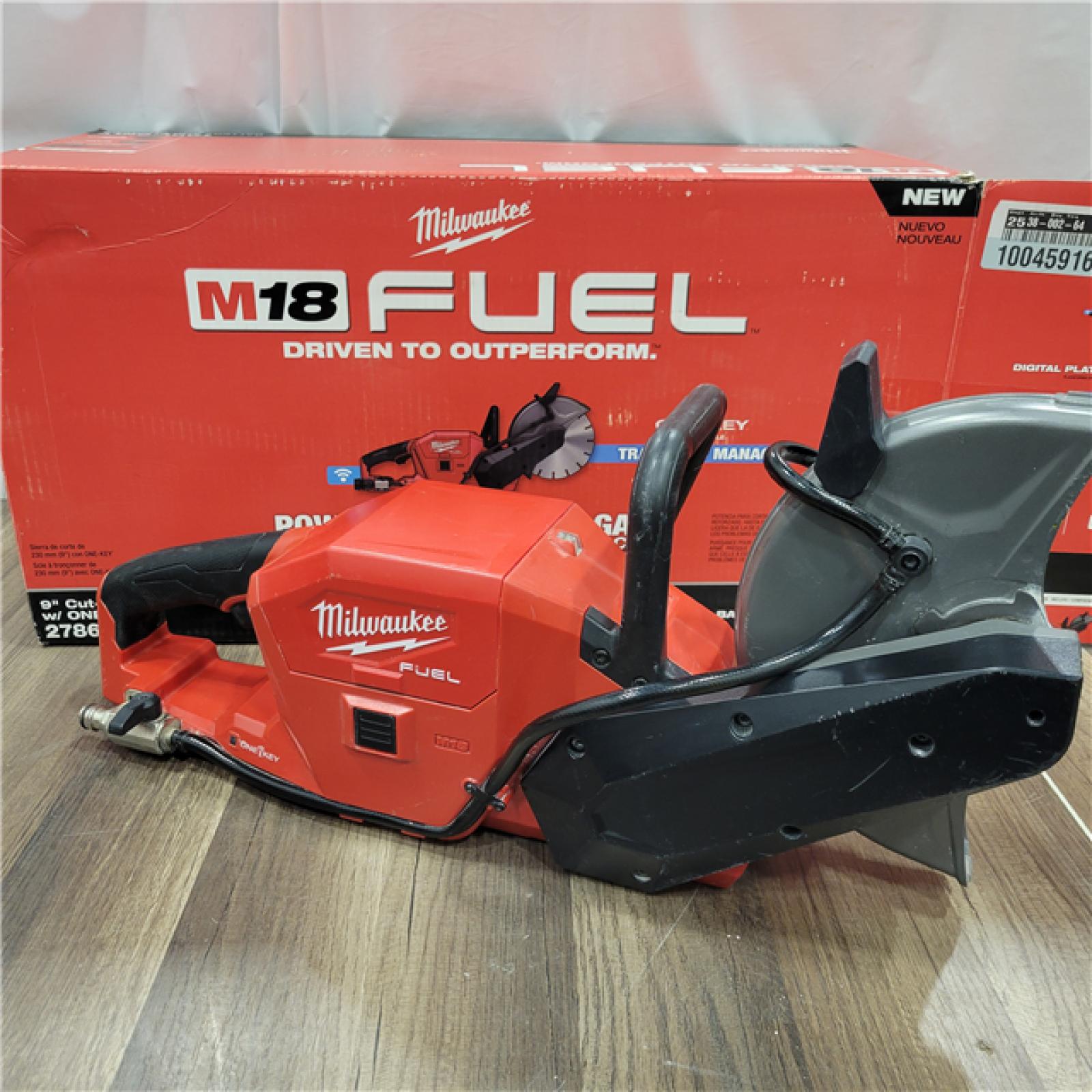 AS-IS Milwaukee M18 FUEL 9 Cut-Off Saw with ONE-KEY Bare Tool