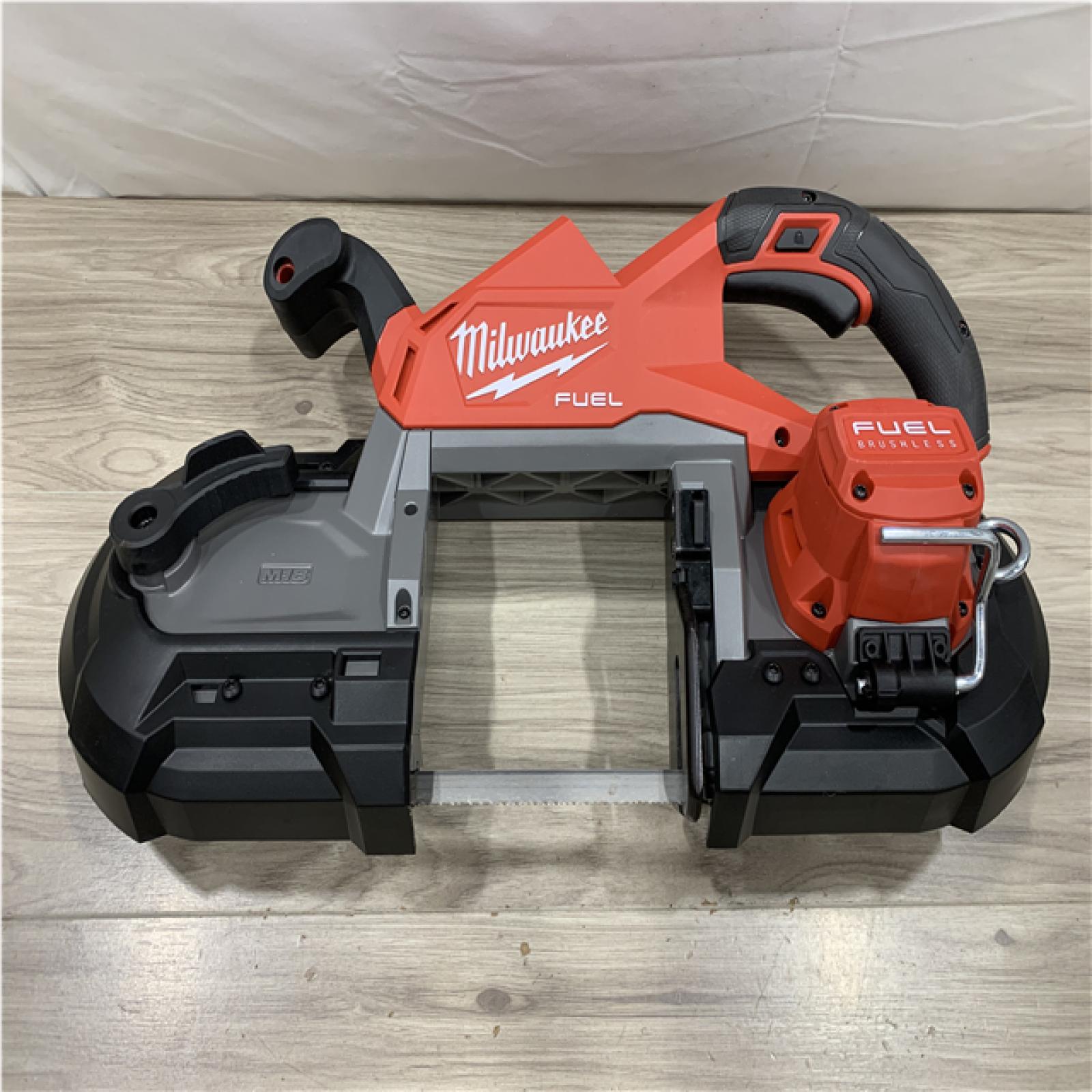 AS-IS Milwaukee FUEL 18V Lithium-Ion Brushless Cordless Deep Cut Band Saw (Tool-Only)