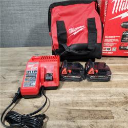 HOUSTON LOCATION - AS-IS Milwaukee M18 18V Lithium-Ion Brushless Cordless Compact Drill/Impact Combo Kit (2-Tool) W/(2) 2.0 Ah Batteries  Charger & Bag