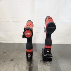 AS-IS- Milwaukee 3497-22 12V Brushless Hammer Drill and Impact Driver Combo Kit