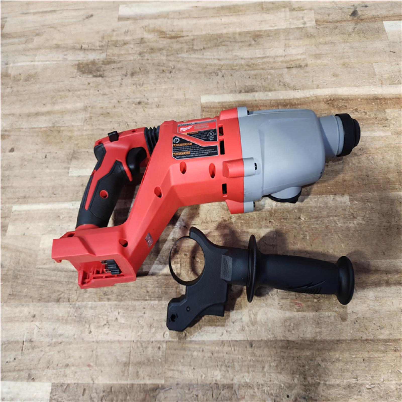 Houston Location AS-IS Milwaukee 18V Lithium-Ion Brushless Cordless 1 in. SDS-Plus D-Handle Rotary Hammer (Tool-Only)