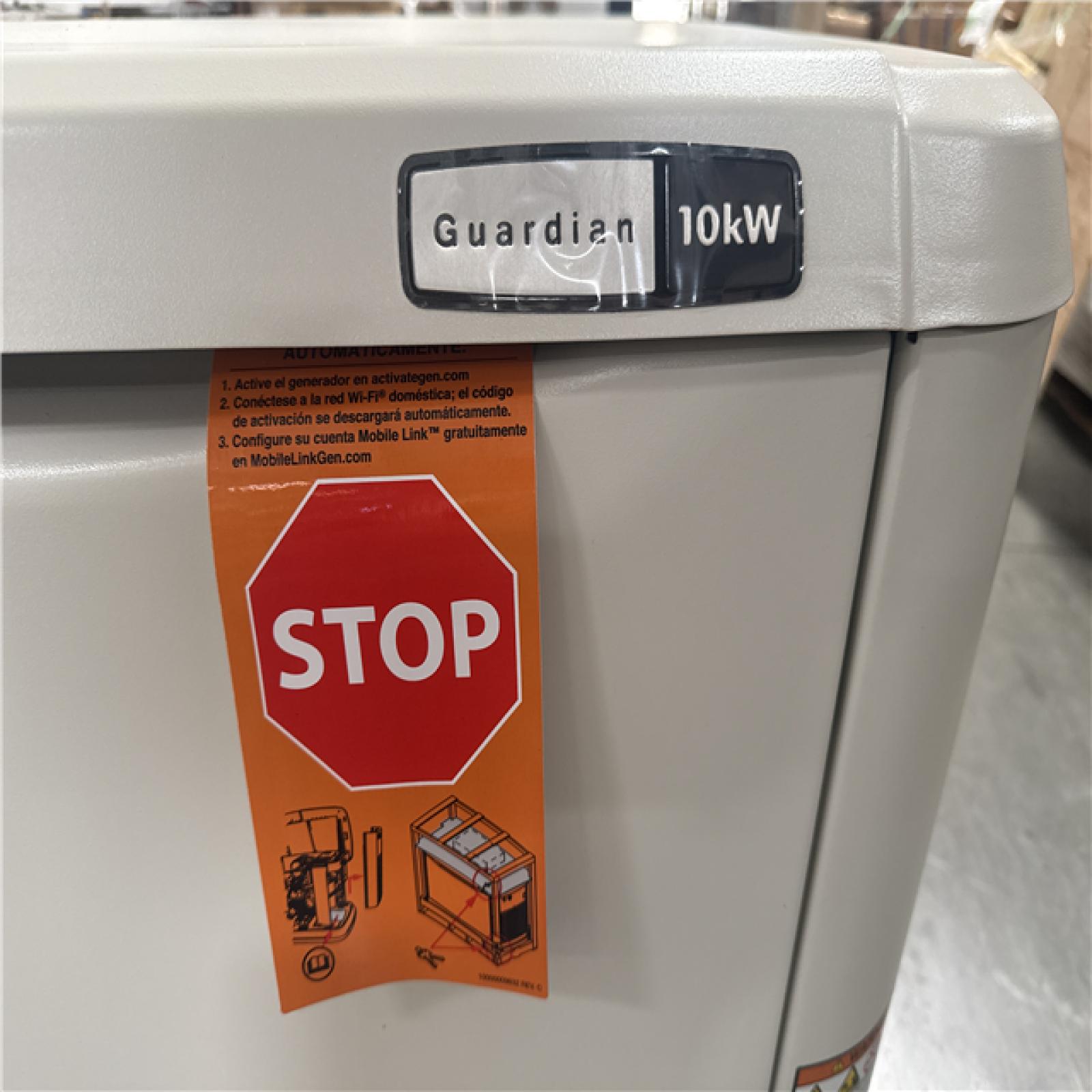 CALIFORNIA NEW GENERAC GUARDIAN 10KW WHOLE HOME GENERATOR