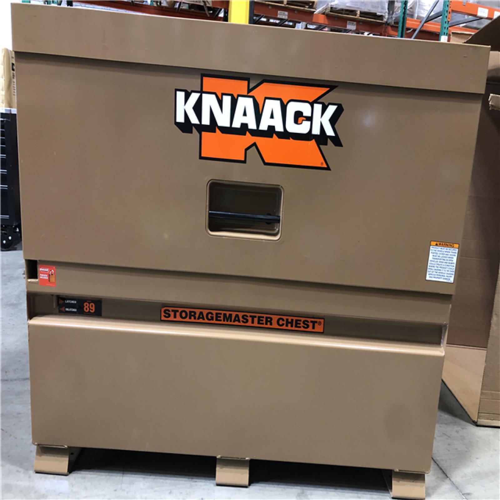 DALLAS LOCATION -Knaack 49 in. W x 30 in. L x 60 in. H  Steel Jobsite Storage Piano Box with Lock