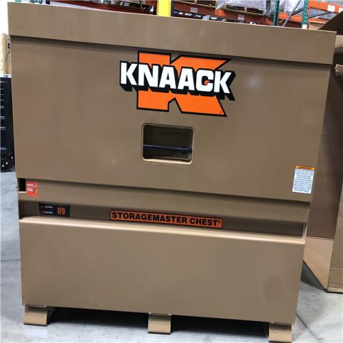 DALLAS LOCATION -Knaack 49 in. W x 30 in. L x 60 in. H  Steel Jobsite Storage Piano Box with Lock