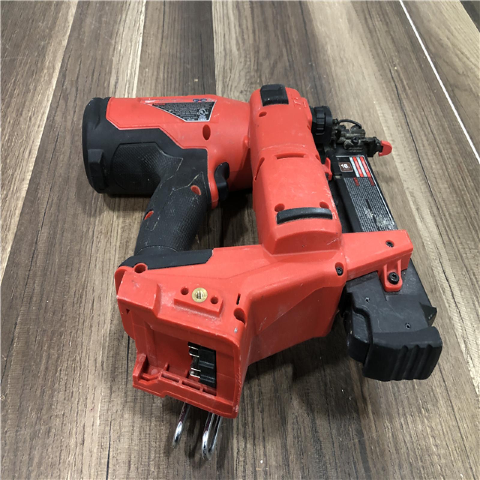 AS-IS Milwaukee FUEL 18-Volt Lithium-Ion Brushless Cordless Gen II 18-Gauge Brad Nailer (Tool-Only)