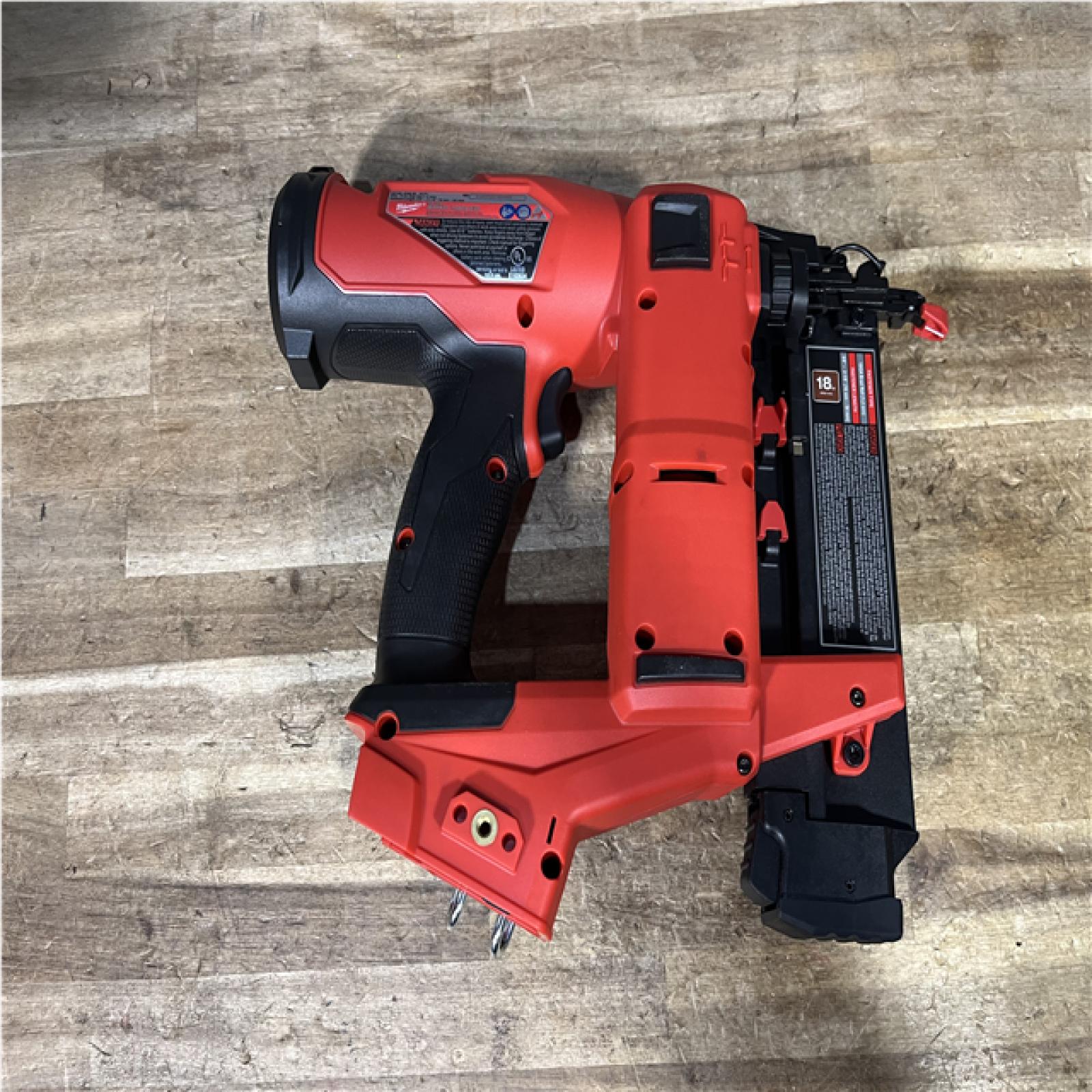 Houston Location AS-IS Milwaukee FUEL 18-Volt Lithium-Ion Brushless Cordless Gen II 18-Gauge Brad Nailer (Tool-Only)