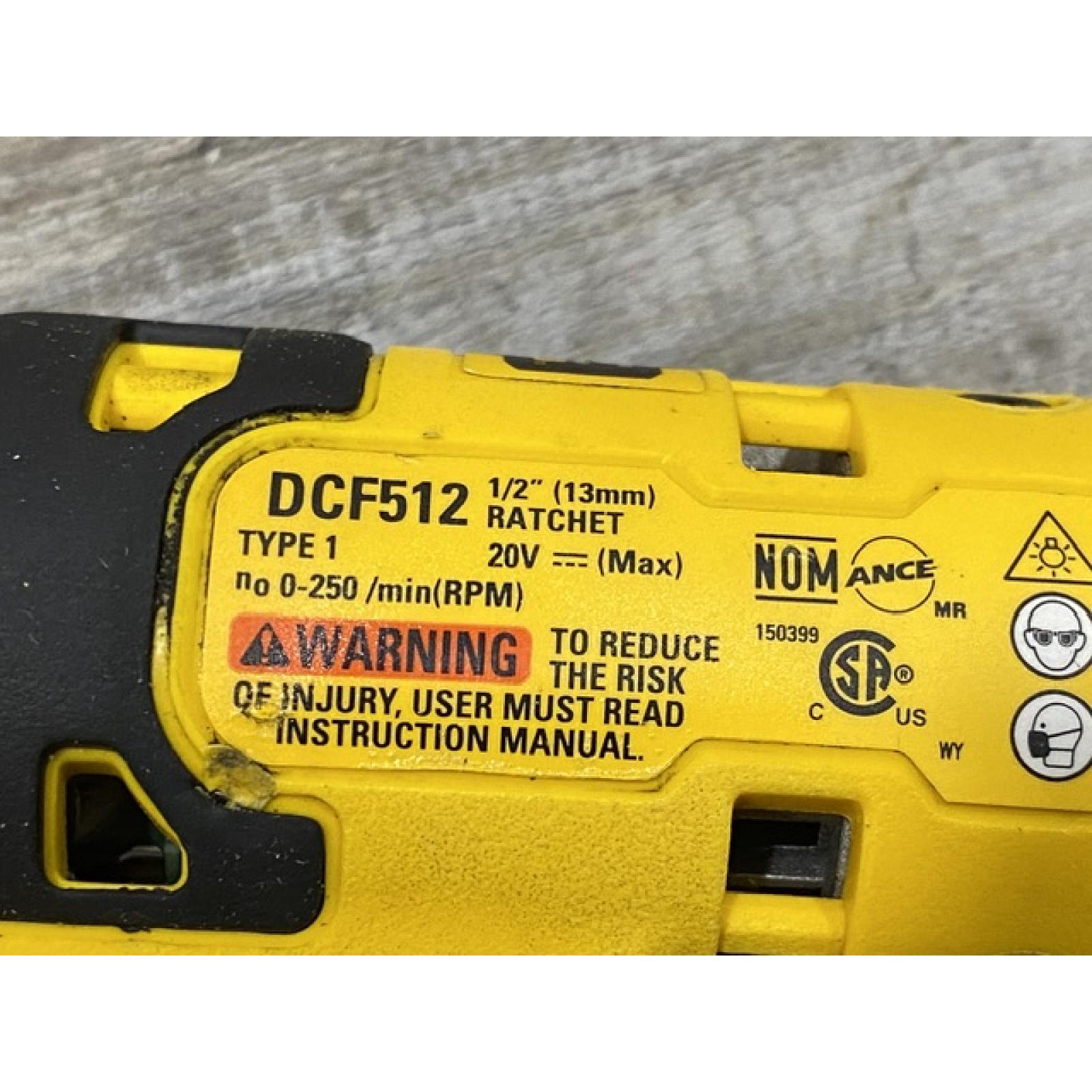 AS-IS DEWALT ATOMIC 20V MAX Cordless 1/2 in. Ratchet (Tool Only)