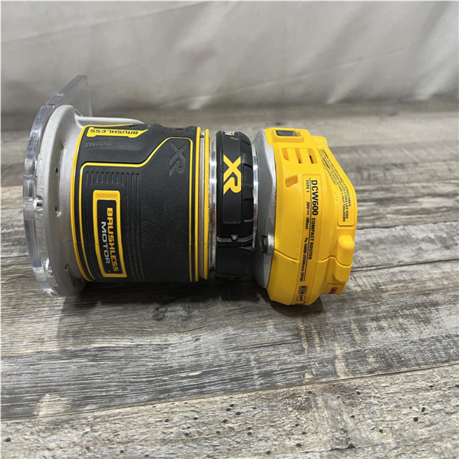 AS-IS DEWALT 20V MAX XR Cordless Brushless Fixed Base Compact Router (Tool Only)