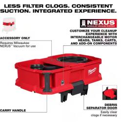 NEW! - Milwaukee NEXUS Dedicated Debris Separator -(2 UNITS)