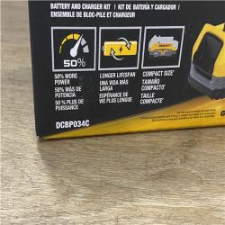 AS-IS DEWALT 20V MAX XR POWERSTACK Lithium-Ion Battery Starter Kit with 1.7Ah Battery and Charger