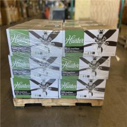 DALLAS LOCATION - Hunter 42 in. Indoor Brushed Nickel Builder Small Room Ceiling Fan with Light Kit - (18 UNITS)