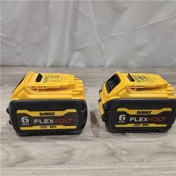 AS-IS DEWALT FLEXVOLT 20-Volt/60-Volt MAX Lithium-Ion 6.0Ah Battery Pack (2-Pack)