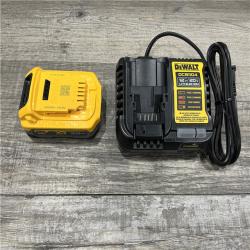 AS-IS DEWALT 20V MAX XR POWERSTACK Lithium-Ion Battery Starter Kit with 3.5Ah Battery and Charger