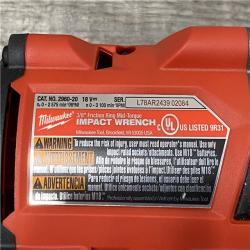 AS-IS Milwaukee FUEL 18V Lithium-Ion Brushless Cordless 3/8 in. Mid-Torque Impact Wrench with Friction Ring Kit