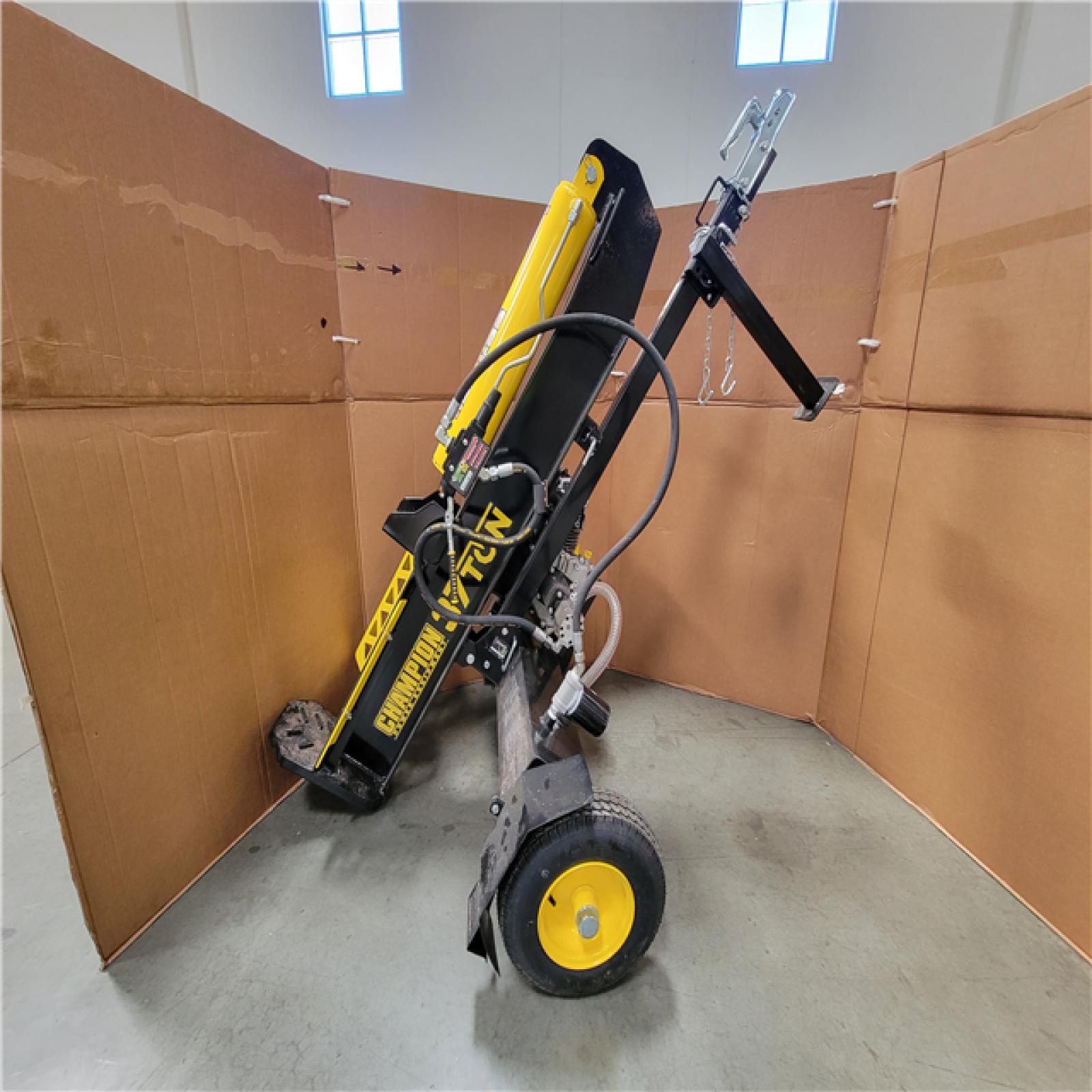 CALIFORNIA AS-IS CHAMPION Power EQUIPMENT 37 Ton Wood Splitter