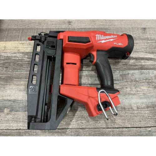 AS-IS Milwaukee FUEL 18-Volt Lithium-Ion Brushless Cordless Gen ll 16-Gauge Straight Finish Nailer (Tool Only)
