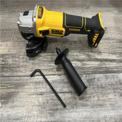 AS-IS DEWALT 20-Volt MAX Cordless Brushless 4-1/2 in. Angle Grinder with Slide Switch (Tool Only)
